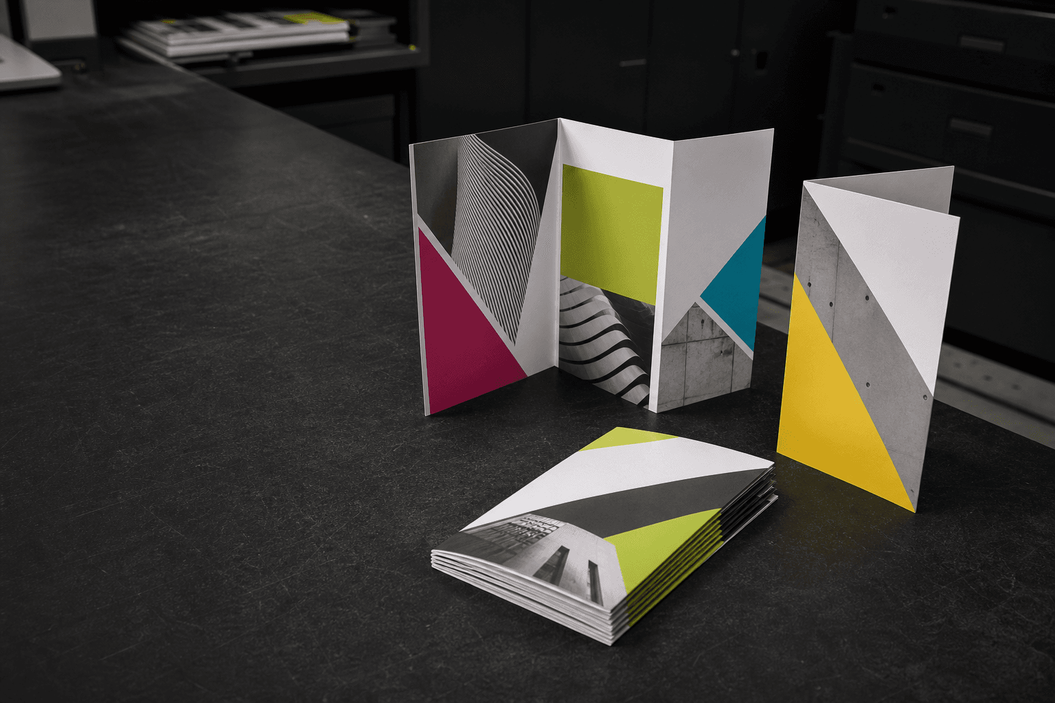 Brochure e depliant pieghevoli